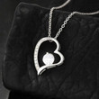 Sister Necklace Gift, My Unbiological Sister, Youre My Famiy, CZ Necklace