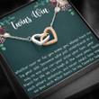 Sister Necklace Gift, My twin gift necklace for twin sister, twin girl, show your twin love
