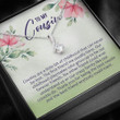 Cousin Necklace, Gifts For Cousin Necklace  Necklace With Gift Box