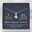 Sister Necklace Gift, Unbiological Sister Necklace Gift Soul Sister Sister-in-law Gift