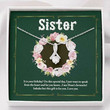 Sister Necklace Gift, To My Sister Necklace Gift Graduation Gift  It Is Your Birthday Necklace