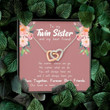 Sister Necklace Gift, My Twin Necklace, Gift For Twin Sister, Unique Birthday Gift For Twin Sister