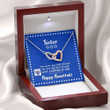 Sister Necklace Gift, To My Sister Necklace Gift  My First Best Friend Happy Hanukkah Necklace