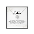 Sister Necklace Gift, Badass Necklace Gift For Sister, Sisters Necklace, Christmas Necklace For Soul Sister