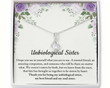 Sister Necklace Gift, Unbiological Sister Necklace Gift, Soul Sister, Best Friend
