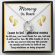 Sister Necklace Gift, Sister Pregnancy Necklace Gift, Mom To Be Gift