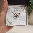 Memorials Necklace, Gift For Loss Of Father, Death Of Dad Gift, Sorry For Your Loss Necklace, Father Passing Away Gift
