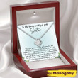 Sister Memorial Necklace, Bereavement Gift, In Heaven Memory Of Sister, Sympathy Gift