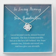 Loss Of Grandmother Necklace Gift, Memorial Gift Condolence Gift, Grief Gift, Remembrance Gift