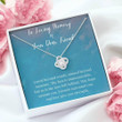 Loss Of Friend Necklace Grief Gift, Friend Remembrance Gift, Sympathy Gift, Memorial Gift