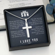 Son Graduation Necklace Gift, To My Wonderful Son Graduation Necklace Gift, Gift For Son From Mom, Gift For Son From Dad