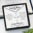 Son Graduation Necklace Gift, Confirmation Necklace Gift For Boy, Gift From Sponsor, Catholic Confirmation Gift For Boy