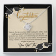 Graduation Necklace, Graduation Jewelry � Class Of 2022 Graduation Gift � Love Knot