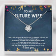 Future Wife Necklace Gift, To My Future Wife Necklace Gift, Last Everything Necklaces, Soulmate Gift For Her