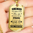 SON DOG TAG, DOG TAG FOR SON, GIFT FOR SON BIRTHDAY, DOG TAGS FOR SON, ENGRAVED DOG TAG FOR SON, FATHER AND SON DOG TAG-108
