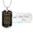 SON DOG TAG, TO MY SON DOG TAG - MOM & SON NECKLACE, GIFT FOR SON DOG TAG-2
