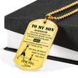 SON DOG TAG, TO MY SON DOG TAG: BEST GIFT FOR SON FROM DAD, GIFT FOR SON DOG TAG-2