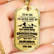 SON DOG TAG, DOG TAG FOR SON, GIFT FOR SON BIRTHDAY, DOG TAGS FOR SON, ENGRAVED DOG TAG FOR SON, FATHER AND SON DOG TAG-152