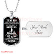 SON DOG TAG, TO MY SON DOG TAG: SON NECKLACE, BIRTHDAY GIFT FOR SON DOG TAG-1