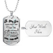 SON DOG TAG, TO MY SON DOG TAG - DEAR MY SON DOG TAG-2 - DOG TAG FOR SON