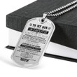 SON DOG TAG, DOG TAG FOR SON, GIFT FOR SON BIRTHDAY, DOG TAGS FOR SON, ENGRAVED DOG TAG FOR SON, FATHER AND SON DOG TAG-125