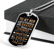 SON DOG TAG, DOG TAG FOR SON, GIFT FOR SON BIRTHDAY, DOG TAGS FOR SON, ENGRAVED DOG TAG FOR SON, FATHER AND SON DOG TAG-56