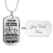 SON DOG TAG, DOG TAG FOR SON, GIFT FOR SON BIRTHDAY, DOG TAGS FOR SON, ENGRAVED DOG TAG FOR SON, FATHER AND SON DOG TAG-141