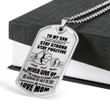 SON DOG TAG, DOG TAG FOR SON, GIFT FOR SON BIRTHDAY, DOG TAGS FOR SON, ENGRAVED DOG TAG FOR SON, FATHER AND SON DOG TAG-141