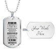 SON DOG TAG, DOG TAG FOR SON, GIFT FOR SON BIRTHDAY, DOG TAGS FOR SON, ENGRAVED DOG TAG FOR SON, FATHER AND SON DOG TAG-80