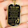SON DOG TAG, DOG TAG FOR SON, GIFT FOR SON BIRTHDAY, DOG TAGS FOR SON, ENGRAVED DOG TAG FOR SON, FATHER AND SON DOG TAG-64