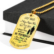 SON DOG TAG, TO MY SON DOG TAG - DAD AND SON DOG TAG-6