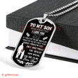 SON DOG TAG, TO MY SON DOG TAG: SON NECKLACE, BIRTHDAY GIFT FOR SON DOG TAG-8