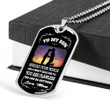 SON DOG TAG, DOG TAG FOR SON, GIFT FOR SON BIRTHDAY, DOG TAGS FOR SON, ENGRAVED DOG TAG FOR SON, FATHER AND SON DOG TAG-3