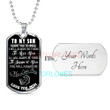 SON DOG TAG, TO MY SON DOG TAG - MOM AND SON DOG TAG - GIFT FOR SON DOG TAG-1