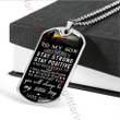 SON DOG TAG, TO MY SON DOG TAG, FATHER AND SON DOG TAG - I WILL ALWAYS BE THERE TO LOVE YOU
