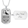 SON DOG TAG, DOG TAG FOR SON, GIFT FOR SON BIRTHDAY, DOG TAGS FOR SON, ENGRAVED DOG TAG FOR SON, FATHER AND SON DOG TAG-157