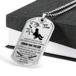 SON DOG TAG, DOG TAG FOR SON, GIFT FOR SON BIRTHDAY, DOG TAGS FOR SON, ENGRAVED DOG TAG FOR SON, FATHER AND SON DOG TAG-157