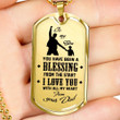 SON DOG TAG, DOG TAG FOR SON, GIFT FOR SON BIRTHDAY, DOG TAGS FOR SON, ENGRAVED DOG TAG FOR SON, FATHER AND SON DOG TAG-105