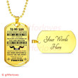 SON DOG TAG, TO MY SON DOG TAG: MOTHER AND SON DOG TAG, BEST GIFT FOR SON DOG TAG-2