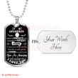 GRANDSON DOG TAG, TO MY GRANDSON: I WISH YOU THE STRENGTH TO FACE CHALLENGES DOG TAG-1