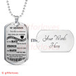 GRANDSON DOG TAG, TO MY GRANDSON DOG TAG: YOU ARE BRAVER THAN YOU BELIEVE DOG TAG-2
