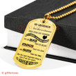 GRANDSON DOG TAG, TO MY GRANDSON DOG TAG: YOU ARE BRAVER THAN YOU BELIEVE DOG TAG-2