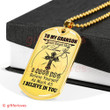 GRANDSON DOG TAG, TO MY GRANDSON DOG TAG: NEVER FORGET THAT I LOVE YOU DOG TAG-2