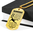 GRANDSON DOG TAG, TO MY GRANDSON DOG TAG : GRANDSON GIFTS FROM GRANDPARENTS, GRANDSON BIRTHDAY DOG TAG-2