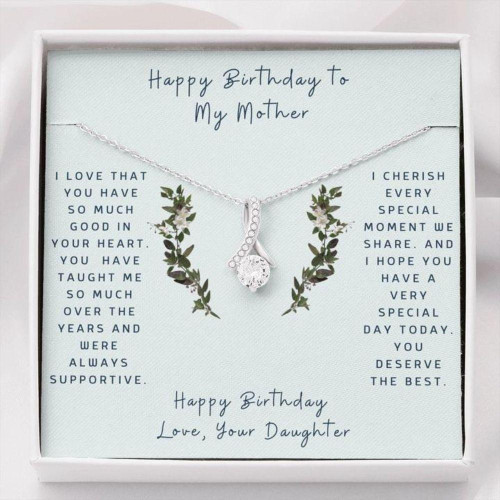 Mom Necklace, Gift To Mom  Necklace For Mom  Gift Necklace Message Card  Birthday To My Mom  Mother From Daughter Necklace gift for mom, mother day gift