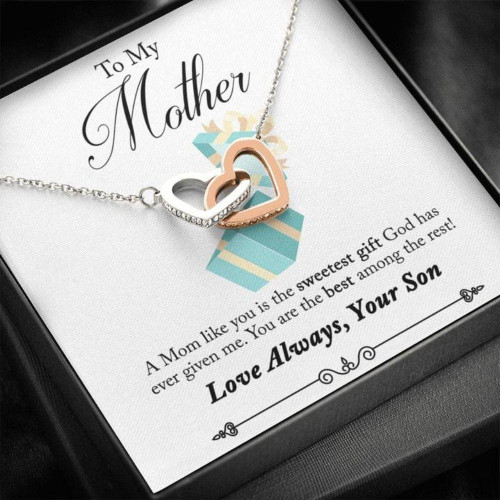 Mom Necklace, Mother's Day Gift From Daughter ' I Owe Everything To You ' Necklace Gift For Mom Mother's Day necklace gift for mom, mother, mama