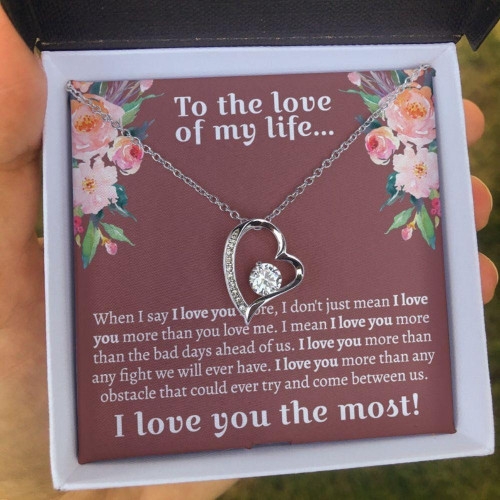 Valentine's day gifts for her Girlfriend Necklace, Just Because I Love You Gift, Thoughtful Gifts That Say I Love You, A Gift For Someone You Love, Gift For My Love, Romantic Gift For Her
