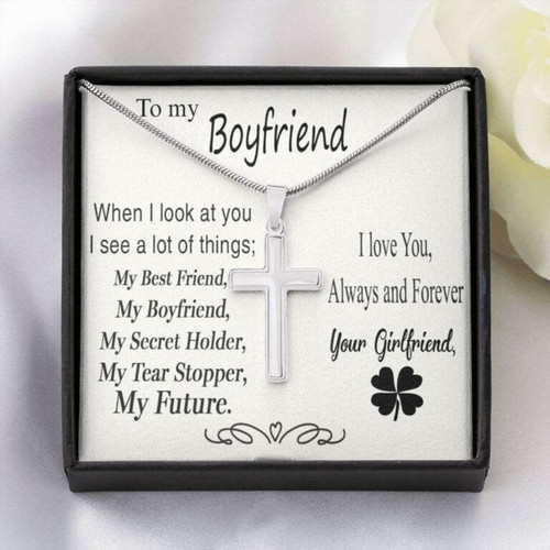 Valentines gift for boyfriend, christmas gift for him Boyfriend Necklace, Necklace Gift For Boyfriend, Thoughtful Gift For Man, Boyfriend Birthday, Anniversary