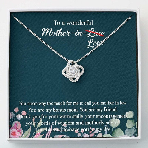 Mom Necklace, Mother in law Necklace, Mother Daughter Necklace Gift For Mother Of My Husband Mother Day Gift for Boyfriend's Mom, Mother In Law