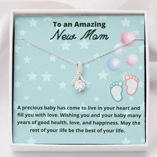 Mom Necklace, Gift For New Mom Necklace First Time Mom To Be Gifts, Present For New Mom, Unique New Mom Gift Mother's Day Gift for Mom